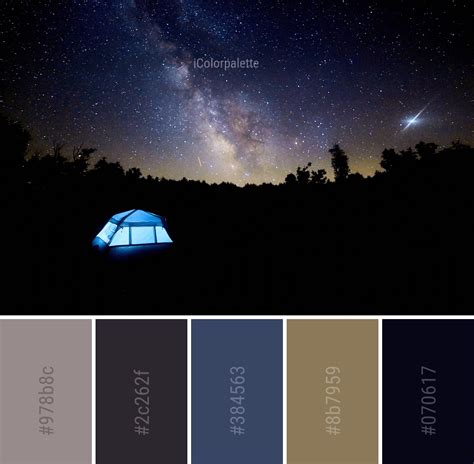 Astronomy Color Palettes Curated Collection Of Color Palettes