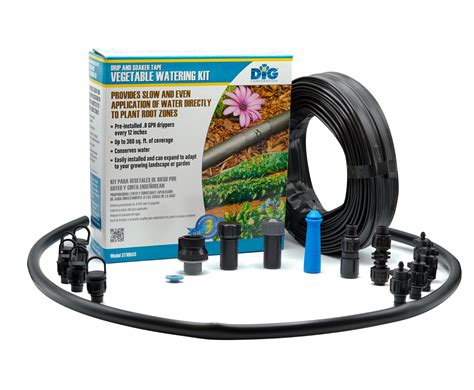 Dig Corp St As Drip Soak Tape Vegetable Watering Kit