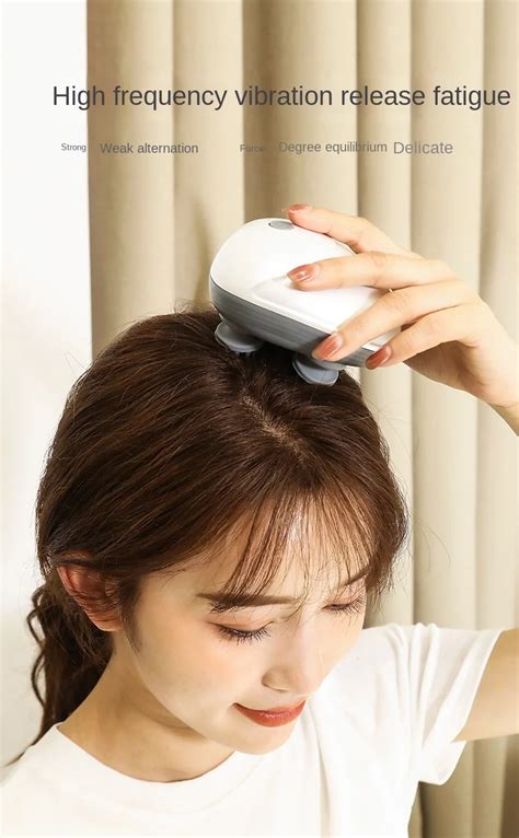 Portable Head Spa De Stress Electric Scalp Hair Massager Wireless Scalp Head Massager Buy Head