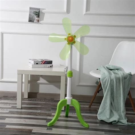 ALS 5 Blades Stand Fan Portable Floor Fan Foldable Stand Fan Electric