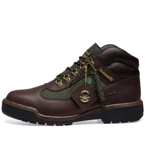 Timberland X MASTERMIND WORLD Field Boot F L WP Dark Brown Full Grain