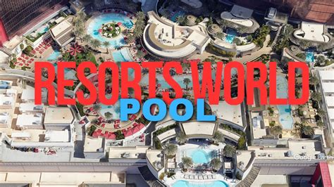 Resorts World Pool 2024 Las Vegas Flyover Youtube