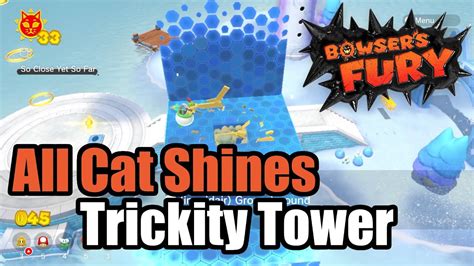 Bowser S Fury Trickity Tower All Cat Shines YouTube