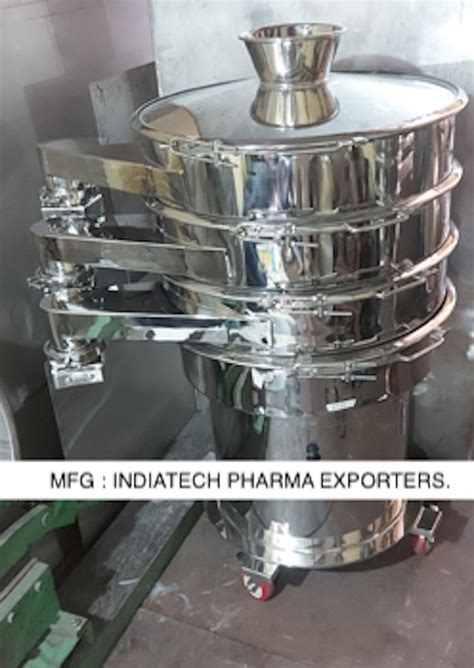 Single Deck Vibro Sifter For Pharmaceutical Industry Capacity 12 24