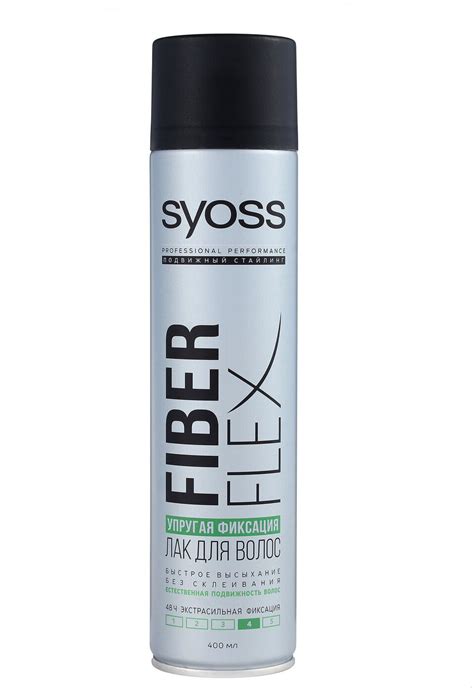 Syoss Лак для укладки волос FiberFlex, упругая фиксация, без склеивания ...