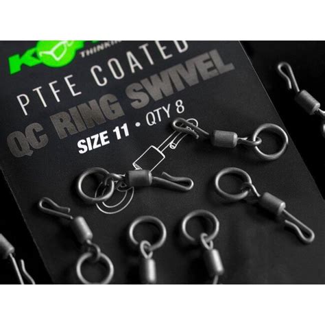 Korda Ptfe Qc Ring Swivel Hareco Hengelsport