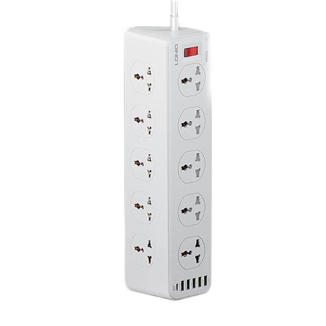 LDNIO SC10610 European Standard Power Socket 10 Outlets With 30W 4USB