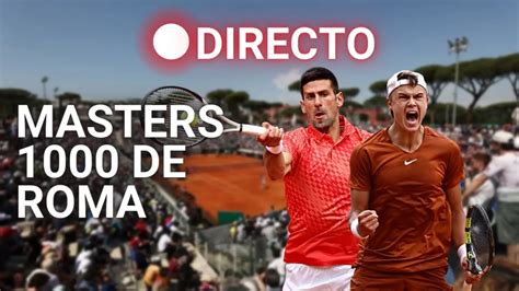 Djokovic Rune en directo última hora de los cuartos del Masters 1