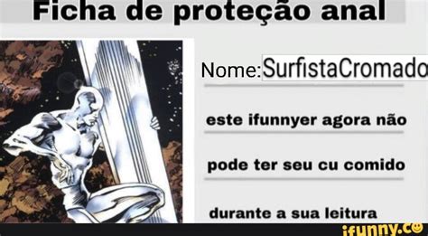 Ficha De Prote O Anal Este Ifunnyer Agora N O Pode Ter Seu Cu Comido