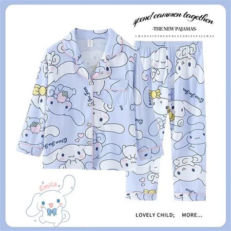 Conjunto De Pijama Infantil Fofo Dos Desenhos Animados Sanrio Kuromi