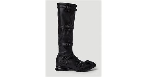 Kiko Kostadinov Ribbon High Boots In Black Lyst