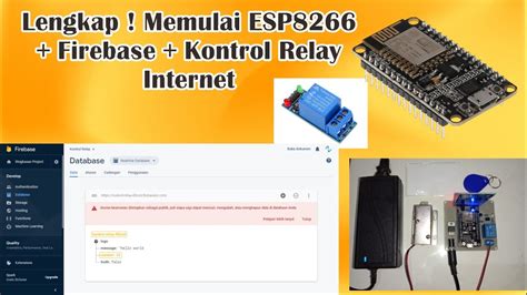 Belajar Iot Esp8266 Cara Kontrol Lampu Via Android Internet Firebase Part 1 Youtube