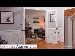 Naughty America Blonde Sorority Neighbor Kay Lovely Fucks Neighbor In His Wife S Lingerie