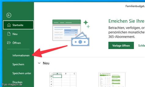 Excel Datei Mit Passwort Sch Tzen Und Passwort Entfernen Pc Magazin