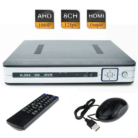 8CH AHD H 1080P Non Realtime CCTV Hybrid DVR HD NVR HVR HDMI Port P2P ...