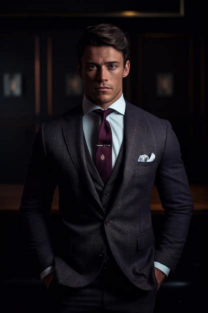 Premium Photo Photo Portrait Of A Man In A Suit