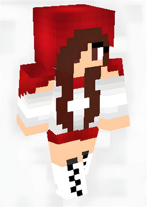 Red Girl Minecraft Skin