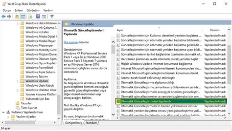 Windows Da Otomatik G Ncellemeler Nas L Kapat L R