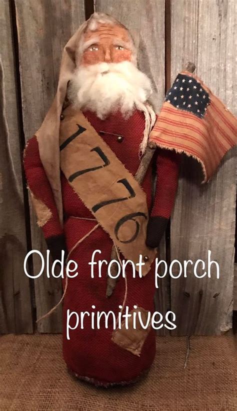 Pin By Anita Truskowski On Santas Primitive Santa Handmade Christmas