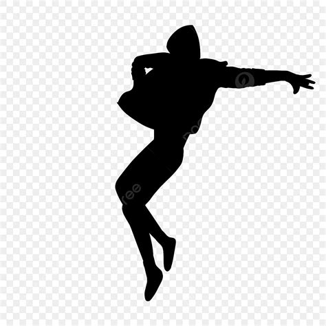 Danse De Rue Silhouette Noire Danseuse Féminine PNG Danseur Noir