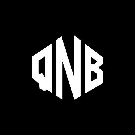 Diseño De Logotipo De Letra Qnb Con Forma De Polígono Qnb Polígono Y