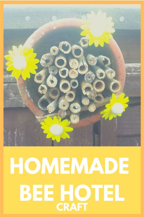 Homemade Bee Hotel Craft - Whimsical Mumblings