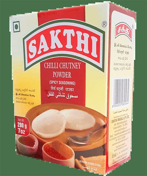 Sakthi Chilli Chutney Powder Indian Food Store