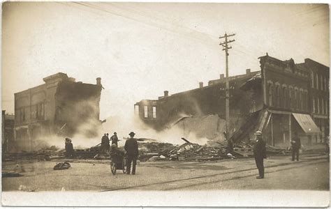 Michigan Disaster Fire Rppc Firemen Still Manning The Hose Flickr