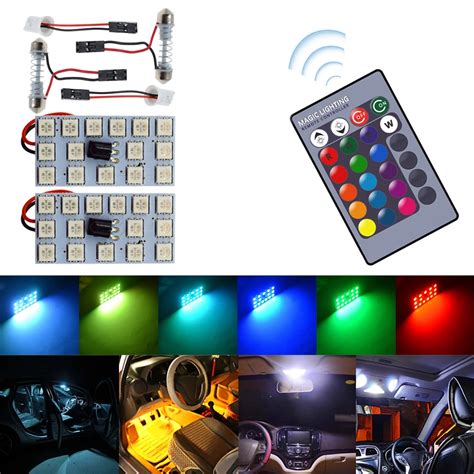 X Car Led T Smd Smd Smd Smd Dome Wedge Rgb Panel