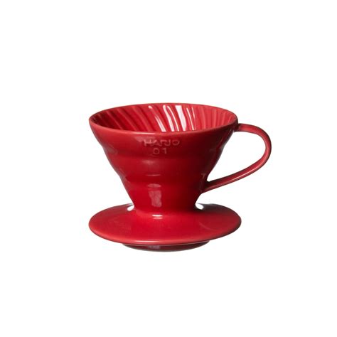 Hario V60 Ceramic Coffee Dripper Red