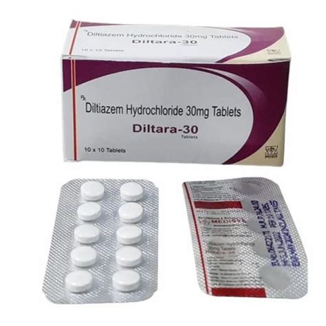 Diltiazem Hydrochloride Mg Tablets At Rs Box Diltiazem Tablet