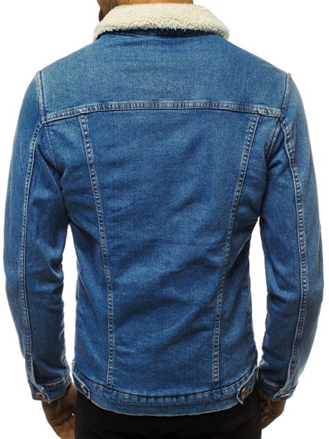 Veste En Jean Homme Bleu Clair Ozonee Bn 5938 Ozonee