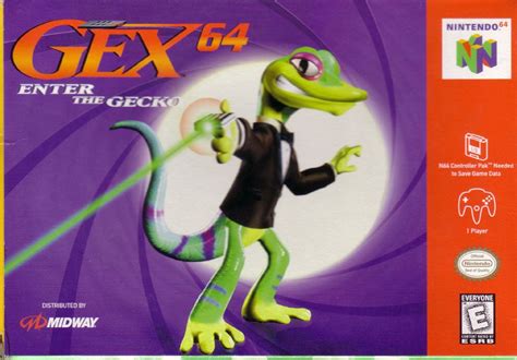 Gex: Enter the Gecko cover or packaging material - MobyGames