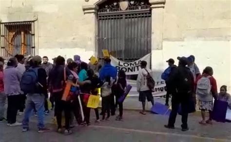 Protesta El Bloque Comunitario Del Sur En Palacio De Gobierno Oaxaca Hoy