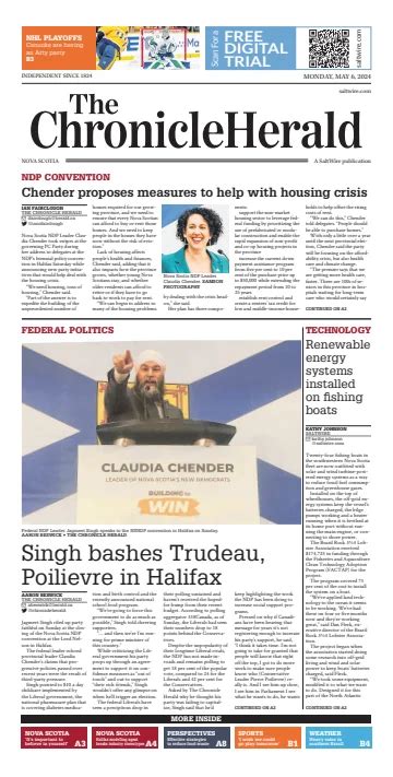 chronicle herald provincial subscription pressreader