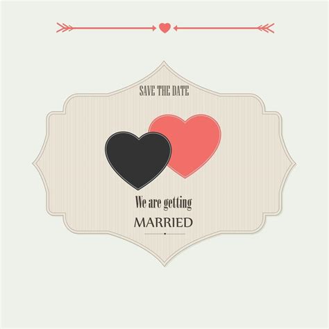 Vintage wedding invitation 2632595 Vector Art at Vecteezy