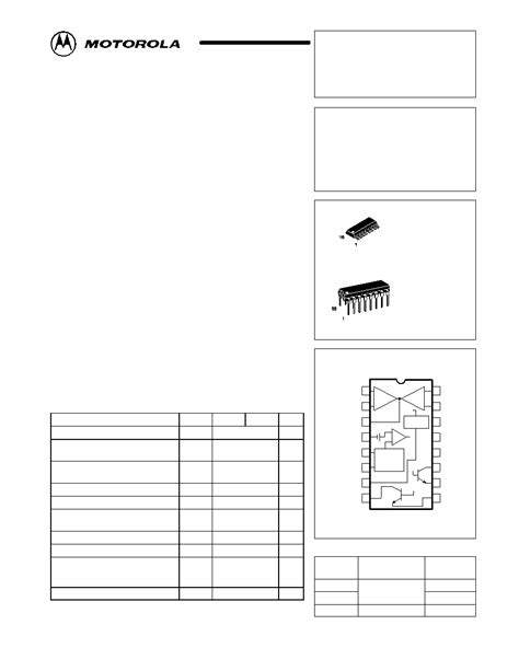 Tl494 Datasheet112 Pages Motorola Switchmode Pulse Width