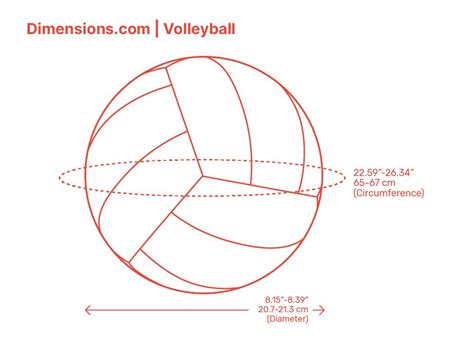 Volleyball Drawing And Dimensions At Edward Hillary Blog