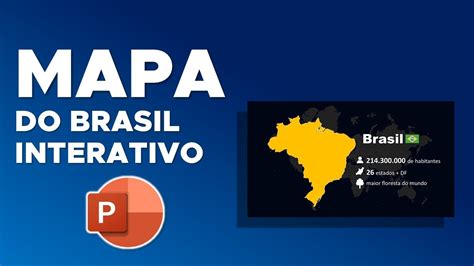 Como Fazer Mapa Interativo Do Brasil No Powerpoint F Cil E R Pido Youtube