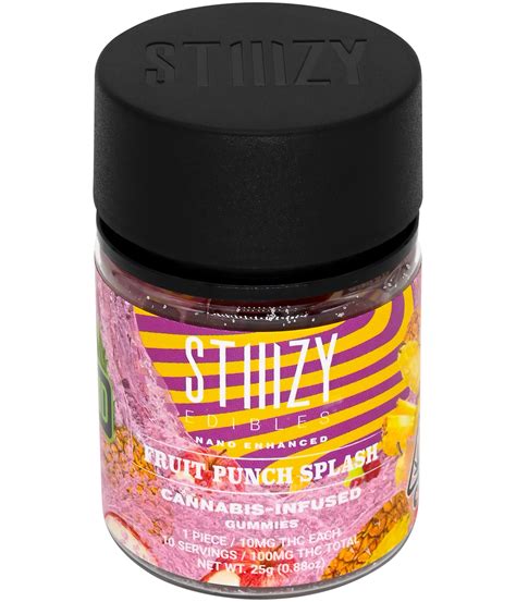 Stiiizy Fruit Punch Splash Live Resin Mg Edibles Nugg Club