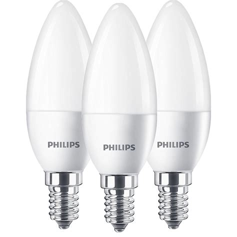 Set 3 Becuri Led Philips E14 5 5w 40w 470 Lm Lumina Calda Emag Ro