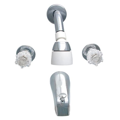 Valterra Pf Two Handle Tub Shower Diverter Faucet With D Spud