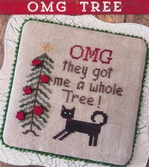 Omg Tree W Buttons By Dirty Annie S Counted Cross Stitch Pattern