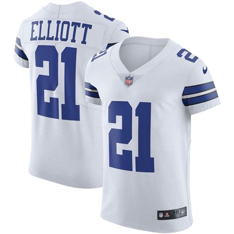 Mens Nike Ezekiel Elliott White Dallas Cowboys Vapor Elite Jersey