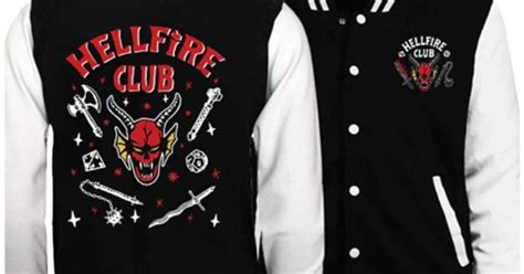 Stranger Things Hellfire Club Varsity Jacket