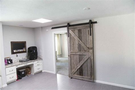 Tobacco Barn Grey Arrow Sliding Barn Door Porter Barn Wood