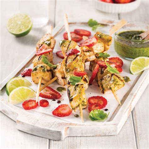 Brochettes De Poulet Recettes Essayer Pratico Pratiques