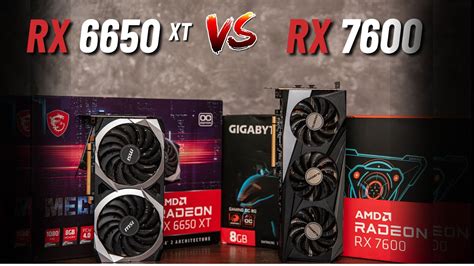 Radeon Rx 6650 Xt Vs Rx 7600 1080p Teste Comparativo Em 8 Jogos Youtube