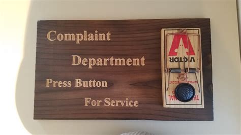 Complaint Department Sign - Etsy