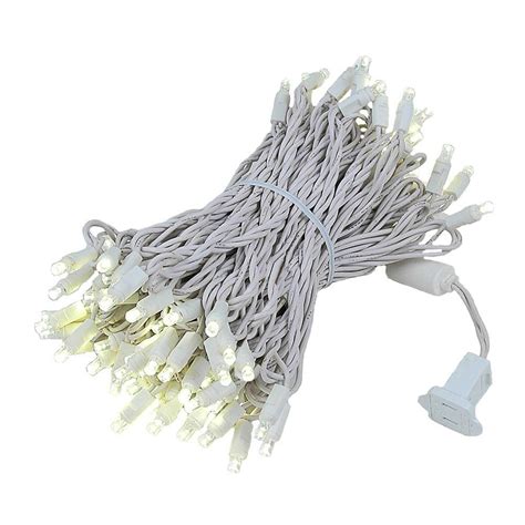 Novelty Lights 100 Light Warm White Led Christmas Mini String Light Set